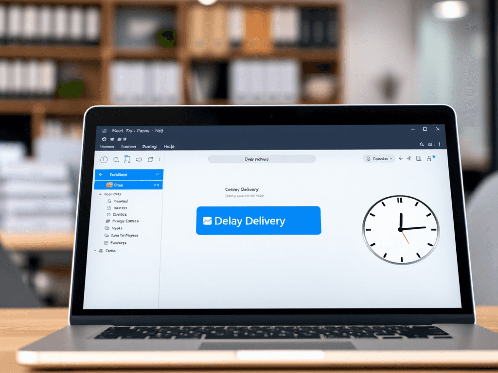 Outlook邮件延迟发送指南:单封与批量配置技巧2024